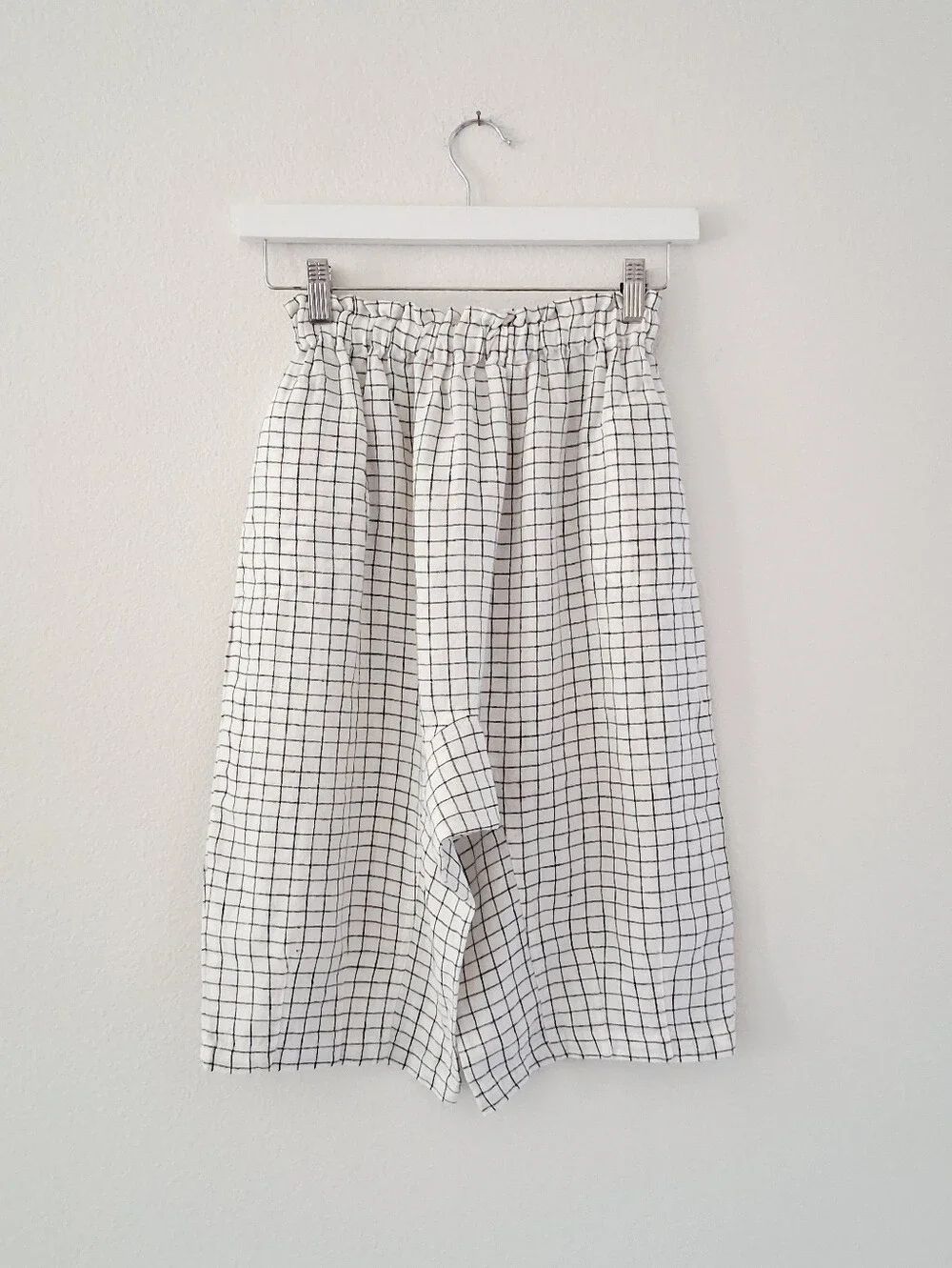Soor Ploom Hetty Linen Checked Culottes